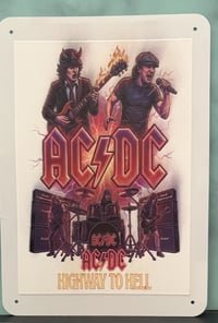 Image 1 of 🎸🔥 10” x 7” Music Artist Signs – 3D UV Printed