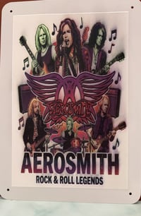 Image 2 of 🎸🔥 10” x 7” Music Artist Signs – 3D UV Printed