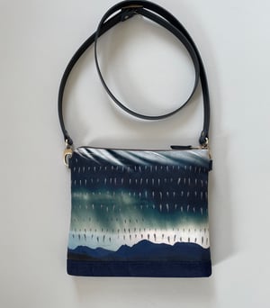 Image of Storm feather, large shoulder bag with crossbody strap