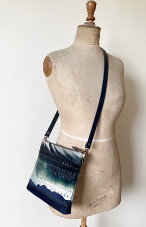 Image of Storm feather, large shoulder bag with crossbody strap