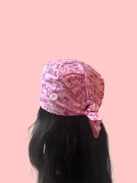 Image 1 of Pink Barb scrub cap