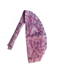Image 2 of Pink Barb scrub cap