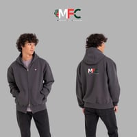 Image 2 of Medusa Fit Coaching - Premium Heavy Oversized Zipped Hoodie