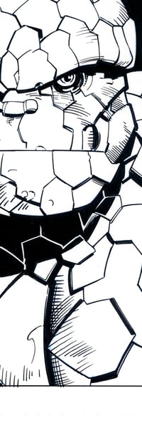 Image 3 of NEW BEN GRIMM, The Thing 9" x 12" Sketch!