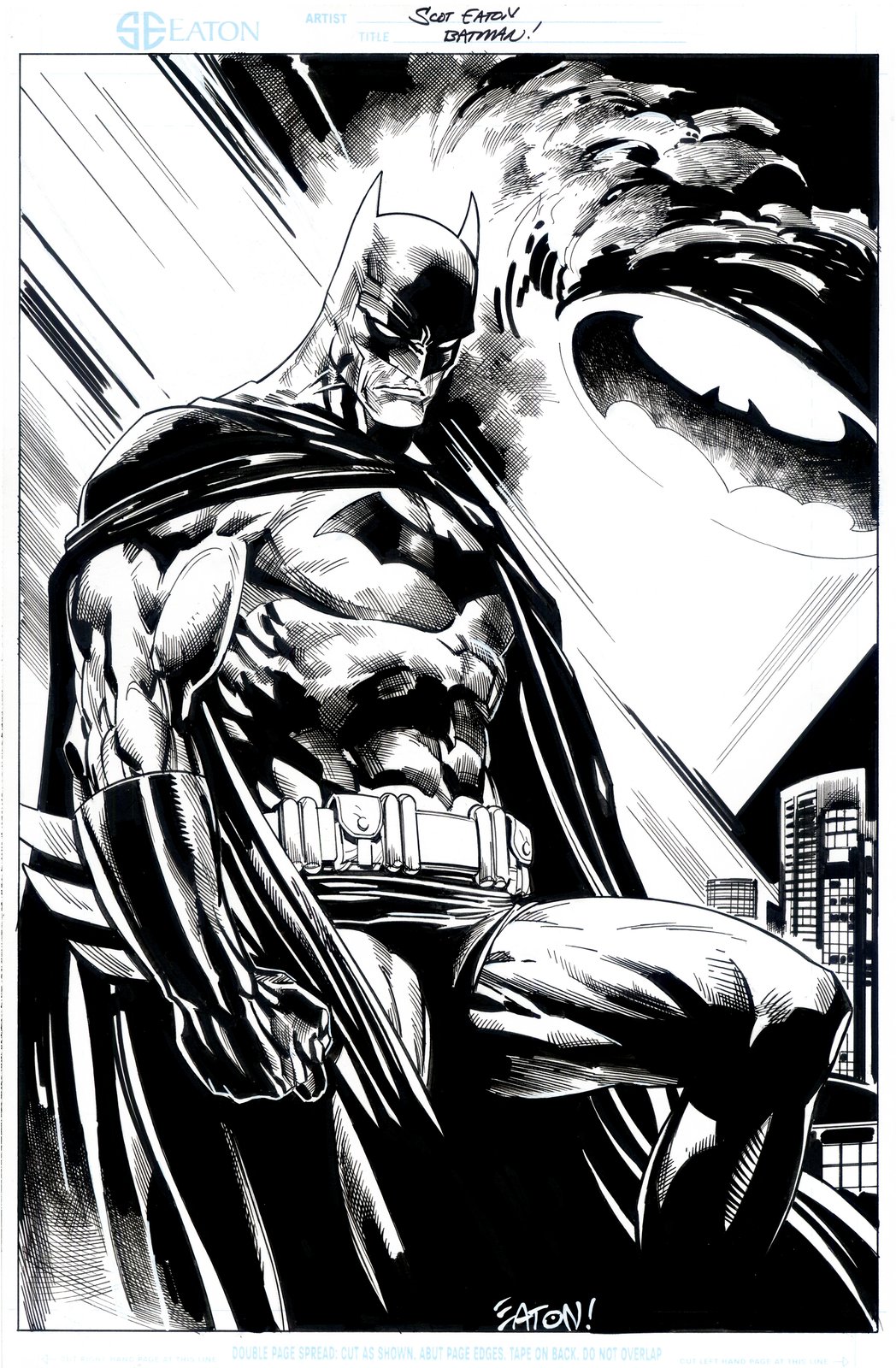 Image of NEW BATMAN   11" x 17"  Pin-Up!