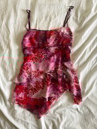 Image 1 of Vintage Y2K Mexx layered asymmetrical floral cami 