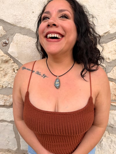 Image of Butterfly Wing Stained Glass Pendant 5/6