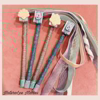 Image 4 of Handmade Whimsical Romantic Laced Wedding Wands: Wedding Favors