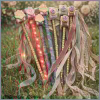 Image 5 of Handmade Whimsical Romantic Laced Wedding Wands: Wedding Favors