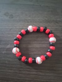 Handmade baseball bracelet