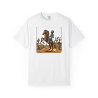Image 2 of Desert Alien Rider Las Vegas Themed Graphic T-Shirt