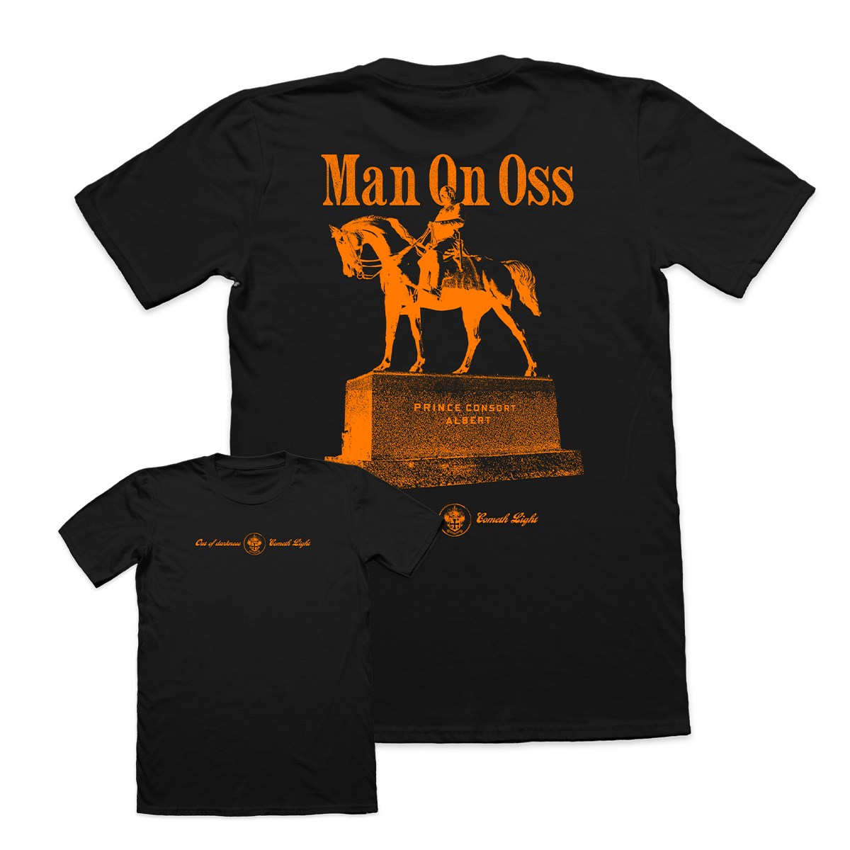 Image of Man On Oss T-Shirt | Black 🐎