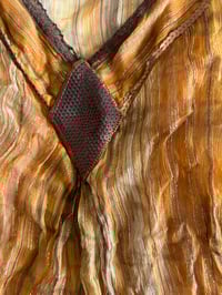 Image 3 of Vintage Y2K asymmetrical hem boho cami with sparkle detail and sequin detail on bust 