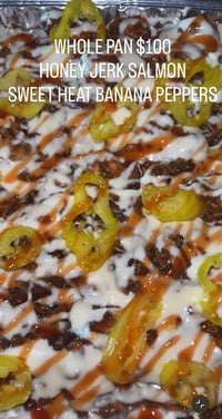 Honey Jerk Salmon Sweet Heat Banana Peppers