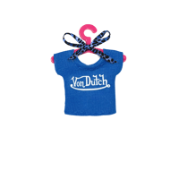 Image 1 of CANDY DEEP BLUE DUTCH TOP