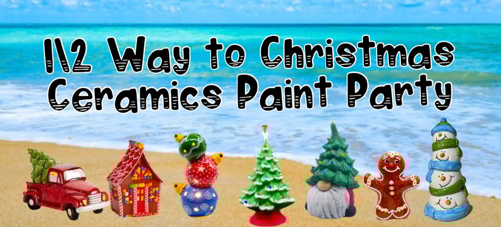 Image of 1/2 Way to Christmas Ceramic Paint Party 6/25 Sayde’s Bar and Grill Salem, NH