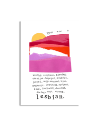 Lesbian Pride Print