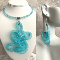 Image 1 of  Blue Streak - Necklace Set
