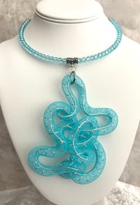 Image 3 of  Blue Streak - Necklace Set
