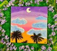 Image 1 of Sunset Palms🌅 Original 