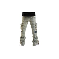 Image 5 of Embellish Sandblast Hawk Cargo Jeans
