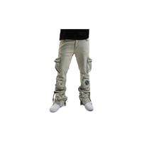 Image 2 of Embellish Sandblast Hawk Cargo Jeans