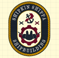 Shippa Patch (Embroidered/Dark)