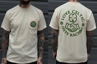 Love Celtic Hate Racism Pocket Tee