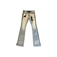 Image 1 of Embellish Light Stone Ross Flare Jeans