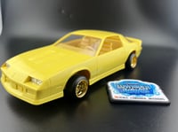 Image 1 of 1/24 Yellow Cream Camaro w/15x10 Gold
