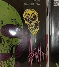 Image 2 of Death Fight Forever Kickstater Hardcover with signed remark 