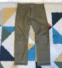 Image 1 of Oni denim 527 secret denim green dye selvedge jeans, made in Japan, size 34