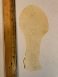 Image 2 of 50’s hand colored production pork chop bit Jesus on cross