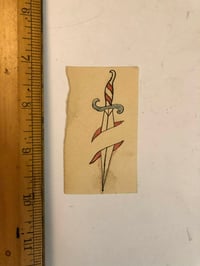 Image 1 of 1940’s early small dagger drawing Pike 