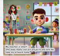 Image 3 of My Teacher Is Smart 