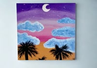 Image 2 of Sunset Palms🌅 Print 10x10