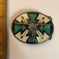 Image 1 of 1990 vintage bighorn belt buckle 