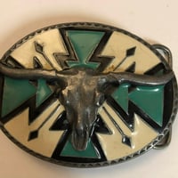 Image 2 of 1990 vintage bighorn belt buckle 