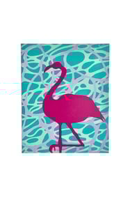 Image 2 of Flamingo Pool Reflections 🦩Print 8x10