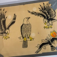 Image 2 of 1970’s hand colored flash board with reverse 