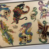 Image 2 of Official tattoo brand vintage taped production board