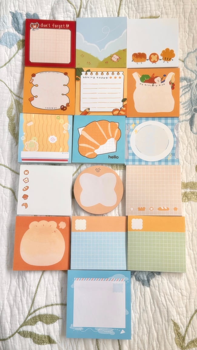 Mix N Match Carby Sticky Notes!