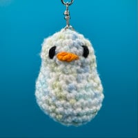Crochet Duck Keychain