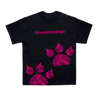 PAW PRINT TEE (BLACK)