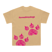 PAW PRINT TEE (KHAKI)