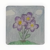 Image 1 of Handmade Flower Magnet Drawing