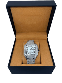 Image 3 of Moissanite Square Watch