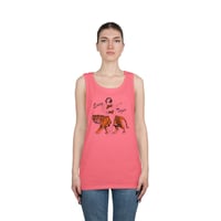 Image 9 of Easy Tiger Tank Top — Retro Pinup Girl with Tiger Graphic