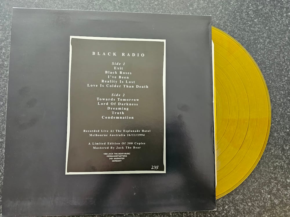 Image of BLACK RADIO ORIGINAL 1995 LP