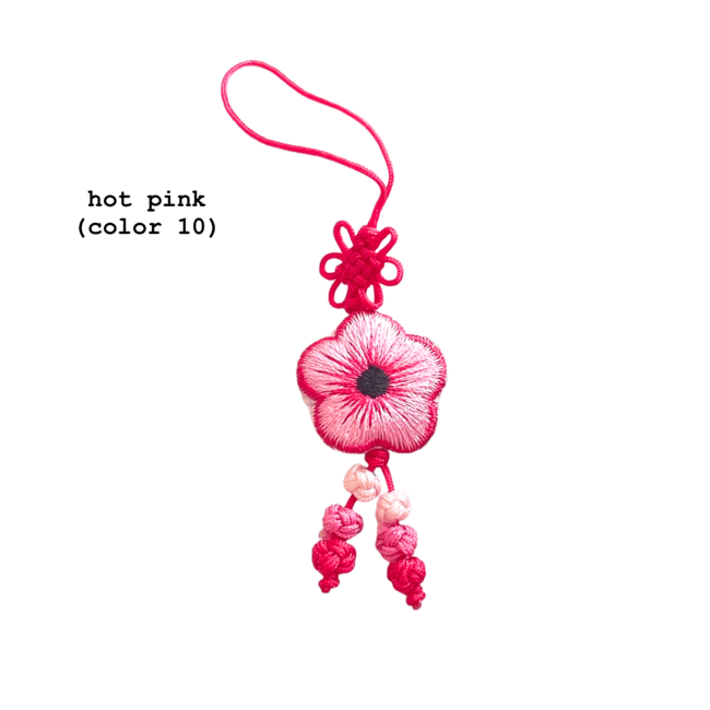'Mugunghwa' flower norigae charm